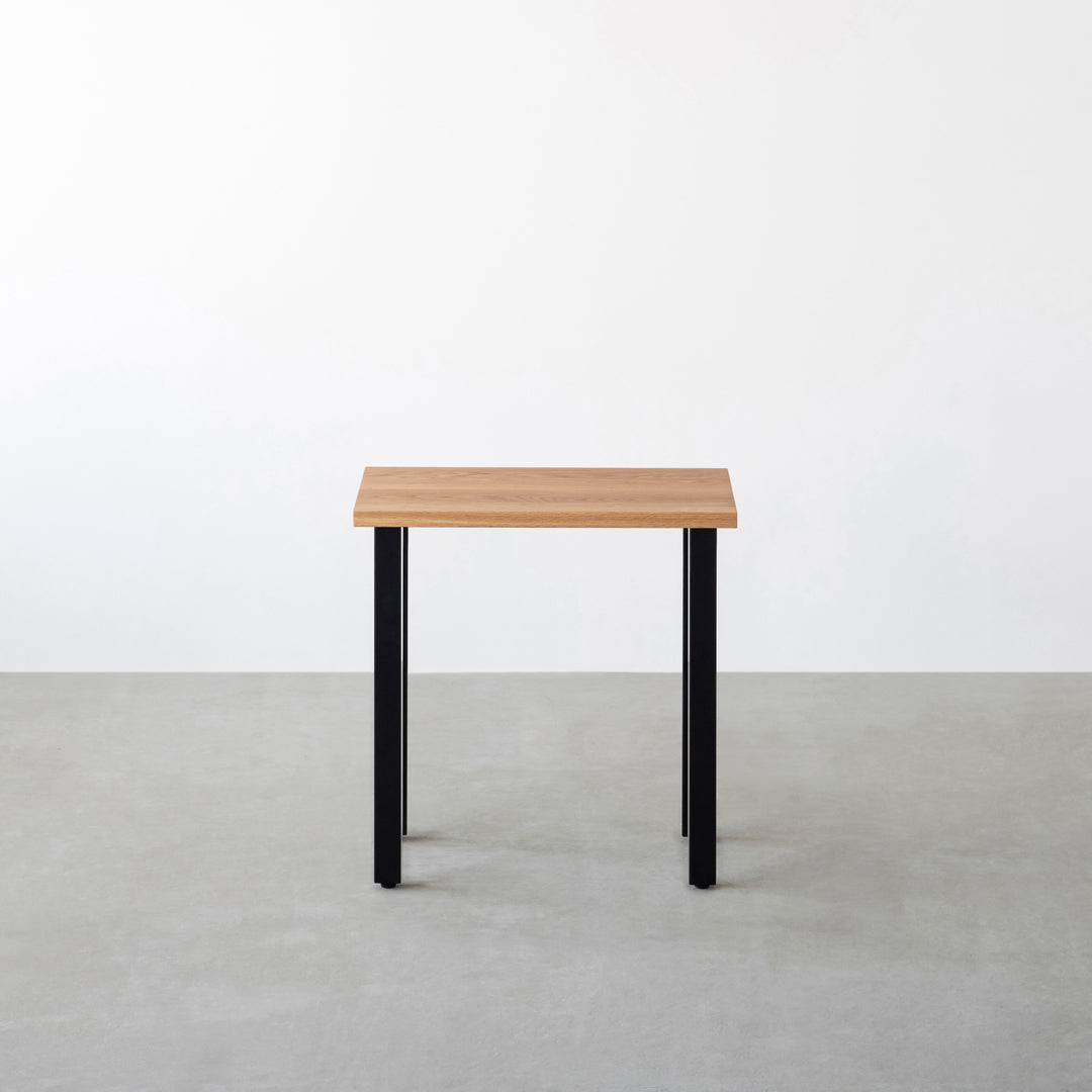THE TABLE / コンパクトデスク 無垢 ホワイトオーク × Black Steel