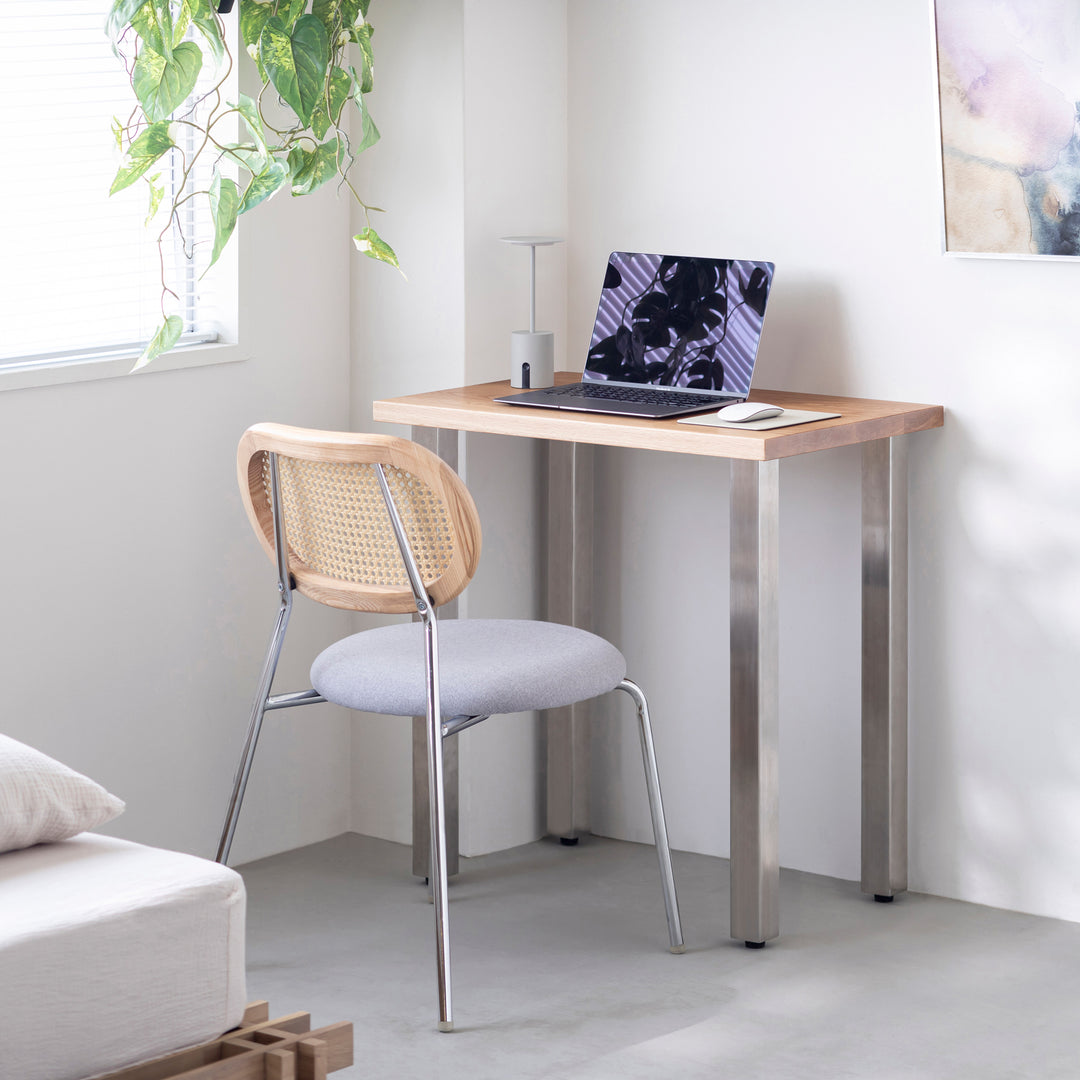 kanademono シンプルなウッドパソコンデスク 4/10まで値下中