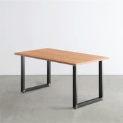 THE TABLE / ブラックチェリー × Black Steel（クリア塗装）