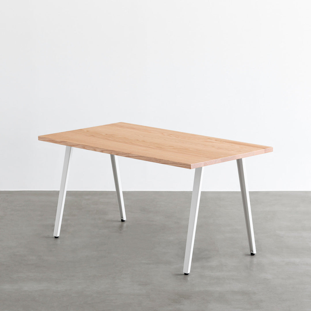 THE TABLE / 無垢 レッドオーク × White Steel – KANADEMONO
