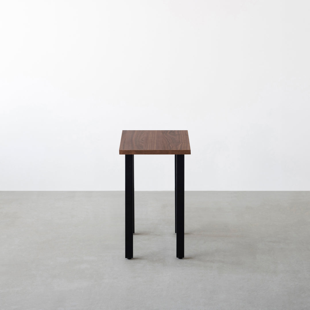 THE TABLE / コンパクトデスク ウォルナット × Black Steel – KANADEMONO