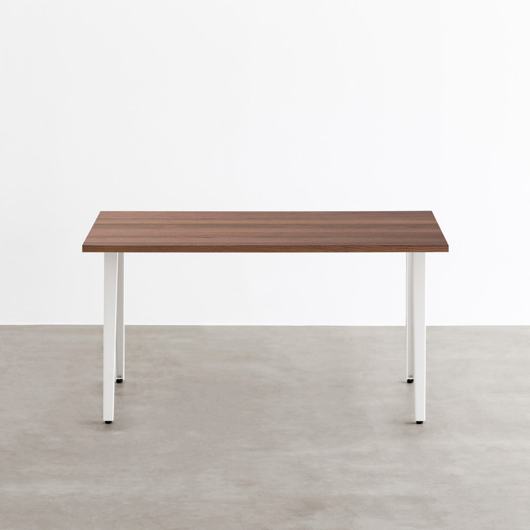 THE TABLE / ウォルナット × White Steel – KANADEMONO