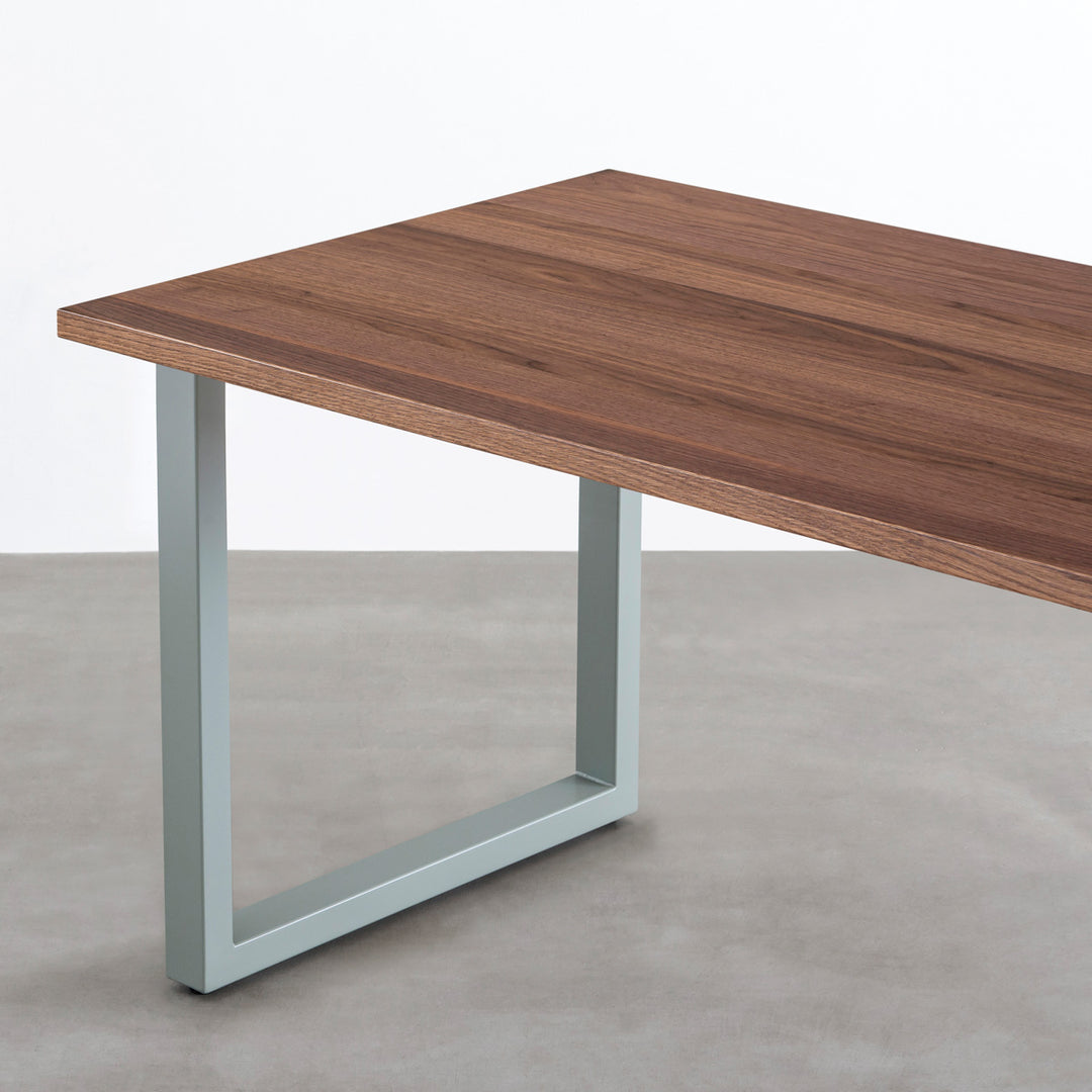 THE TABLE / ウォルナット × Colored Steel 全8色 NATURE