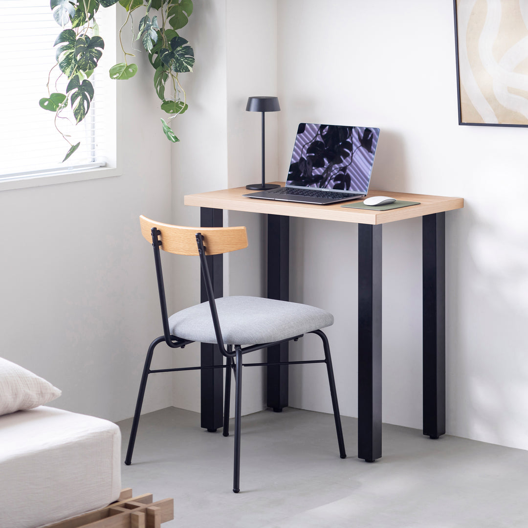 THE TABLE / コンパクトデスク くるみ × Black Steel – KANADEMONO