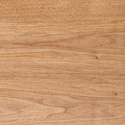 Kanademonoのくるみの棚板とブラックのアイアンで製作したシェルフ（棚板木目2）