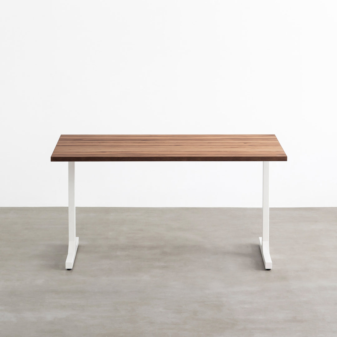 THE TABLE / サテンウォルナット × White Steel – KANADEMONO