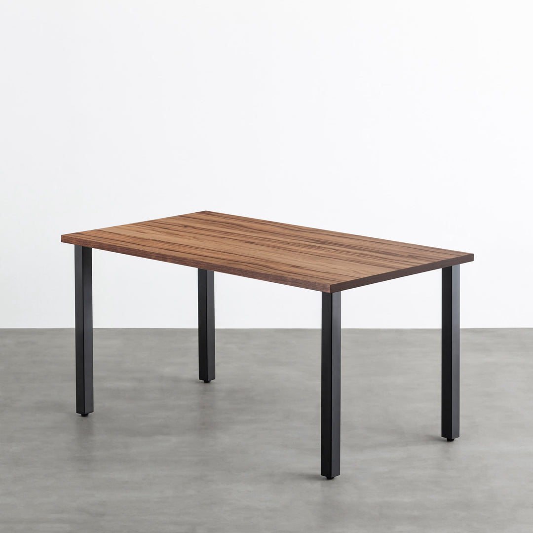 THE TABLE / サテンウォルナット × Black Steel – KANADEMONO