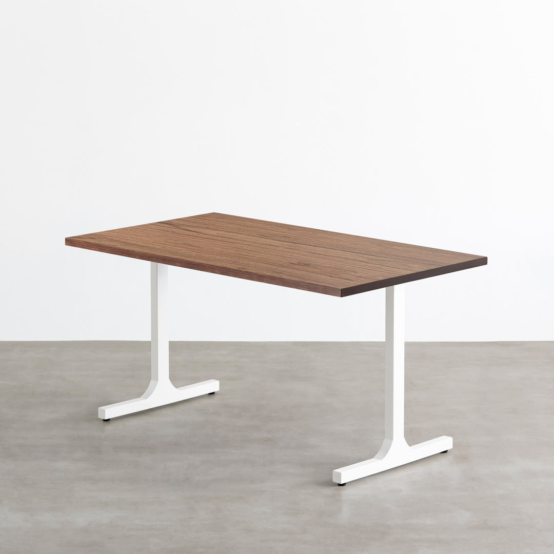 THE TABLE / ニューギニアウォルナット × White Steel – KANADEMONO