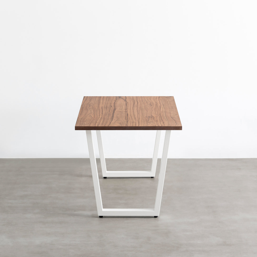 THE TABLE / ニューギニアウォルナット × White Steel – KANADEMONO