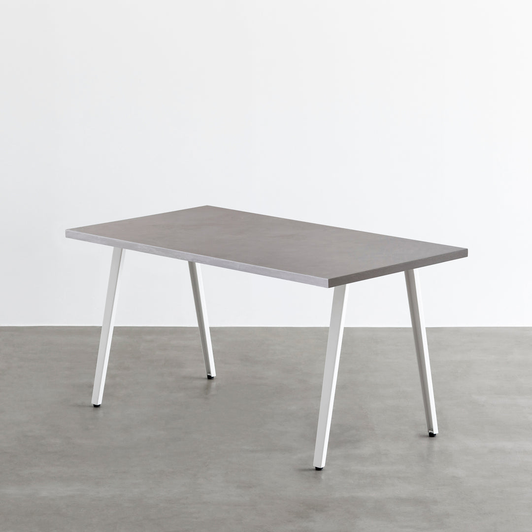 【美品】kanademono THE TABLE White Square THE TABLE / MORTEX モールテックス 全4色 × White Steel