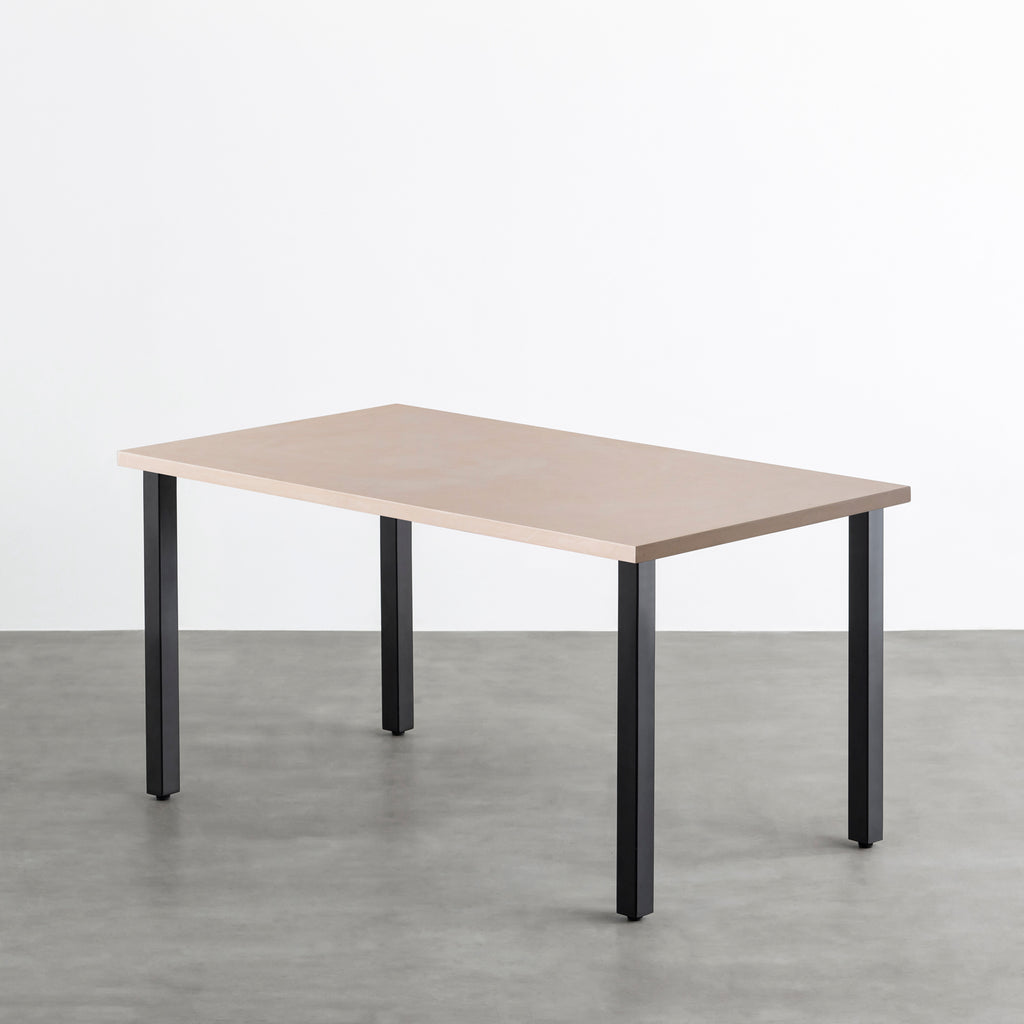 OUTLET】THE TABLE / MORTEX モールテックス Beige × Black Steel