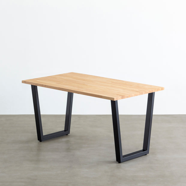 THE TABLE / ラバーウッド ナチュラル × Black Steel – KANADEMONO