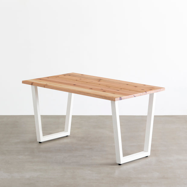 KANADEMONO THE TABLE / 杉無垢材 × WhiteSteel-