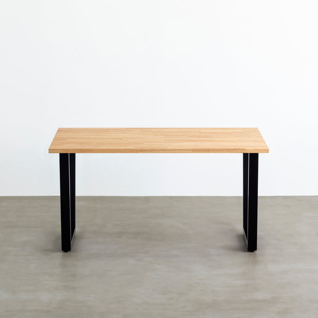 THE TABLE / ラバーウッド ナチュラル × Black Steel