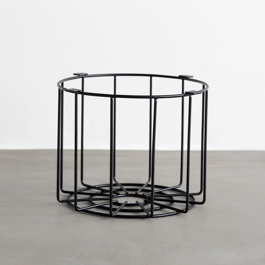 THE CAFE TABLE / ラバーウッド Black Steel 4pin × スクエア 60 - 80