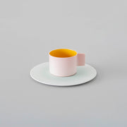 1616 / arita japan　"Colour Porcelain"  コーヒーカップ＆ソーサー