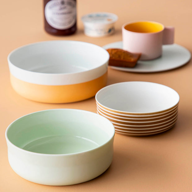 1616 / arita japan　"Colour Porcelain" ボウル　120 - 160mm