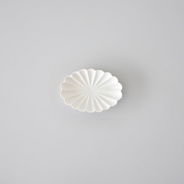 USUKIYAKI菊花オーバル豆皿