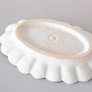 USUKIYAKI菊花オーバル豆皿