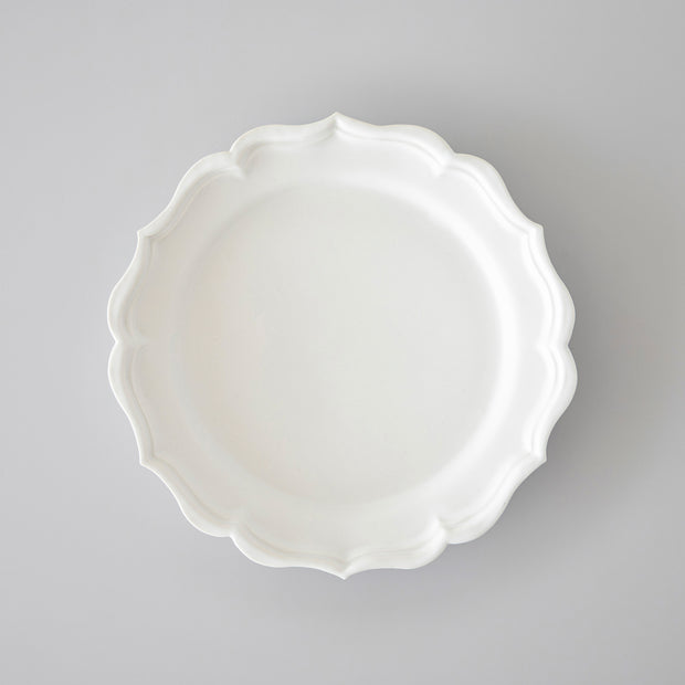 USUKIYAKI稜花リム皿