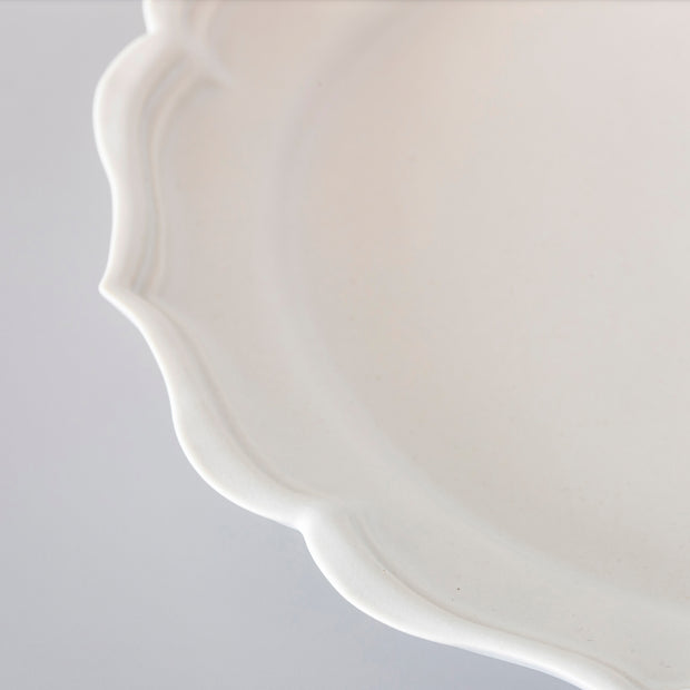 USUKIYAKI稜花リム皿