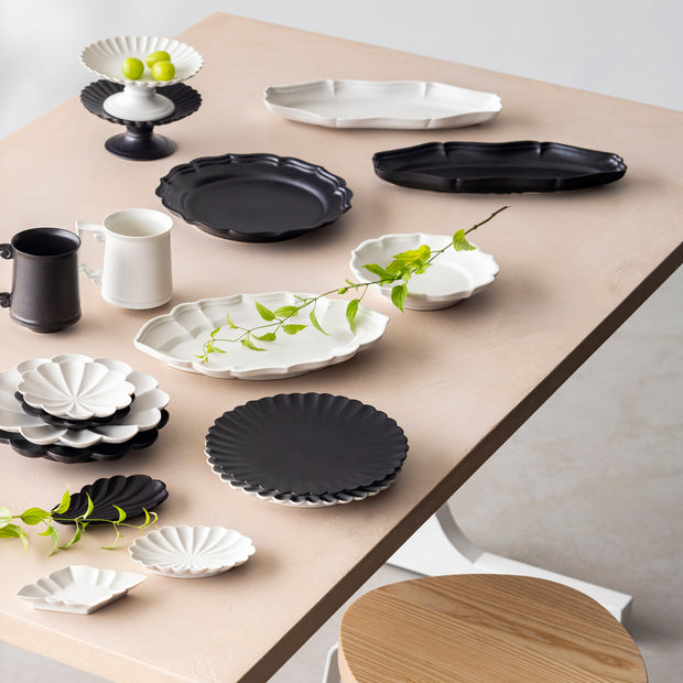 USUKIYAKI菊花オーバル豆皿