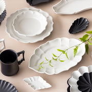 USUKIYAKI稜花リム皿