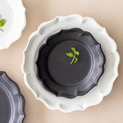 USUKIYAKI稜花リム皿