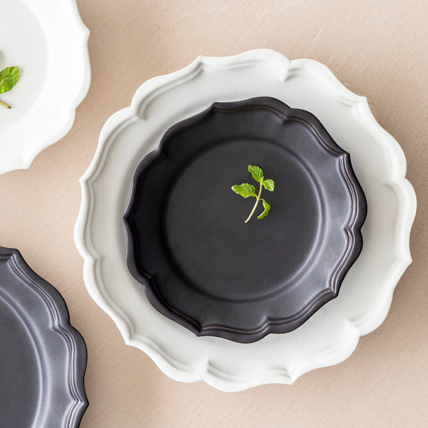 USUKIYAKI稜花リム皿