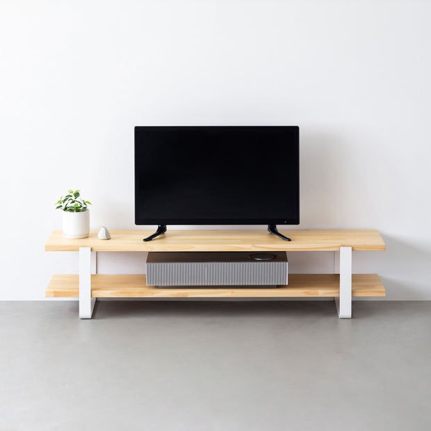 THE TV BOARD / LOW TABLE　パイン × White Steel