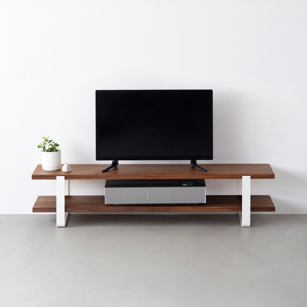 THE TV BOARD / LOW TABLE 無垢 ウォルナット × White Steel