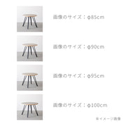 THE CAFE TABLE / FENIX NTM 全9色　Stainless 4本脚 × ラウンド φ81 - 100
