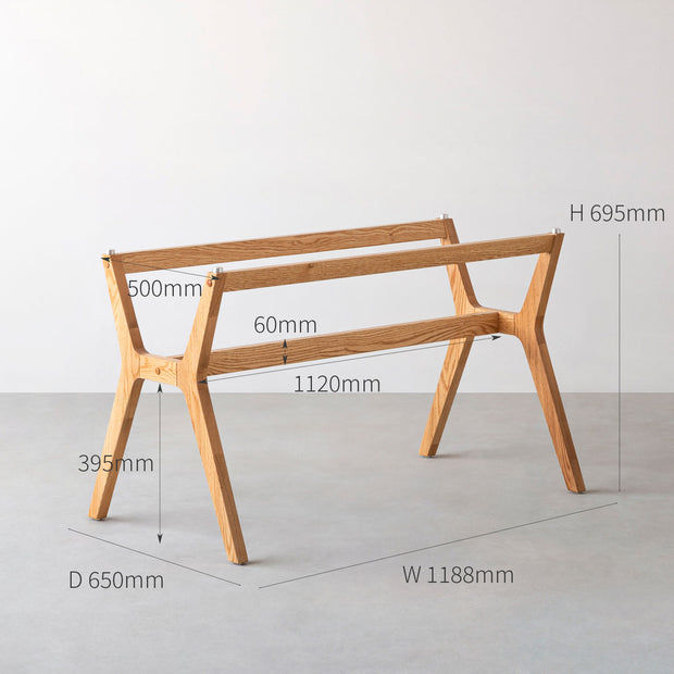 THE LEGS / H 木製脚 オーク無垢材 – KANADEMONO