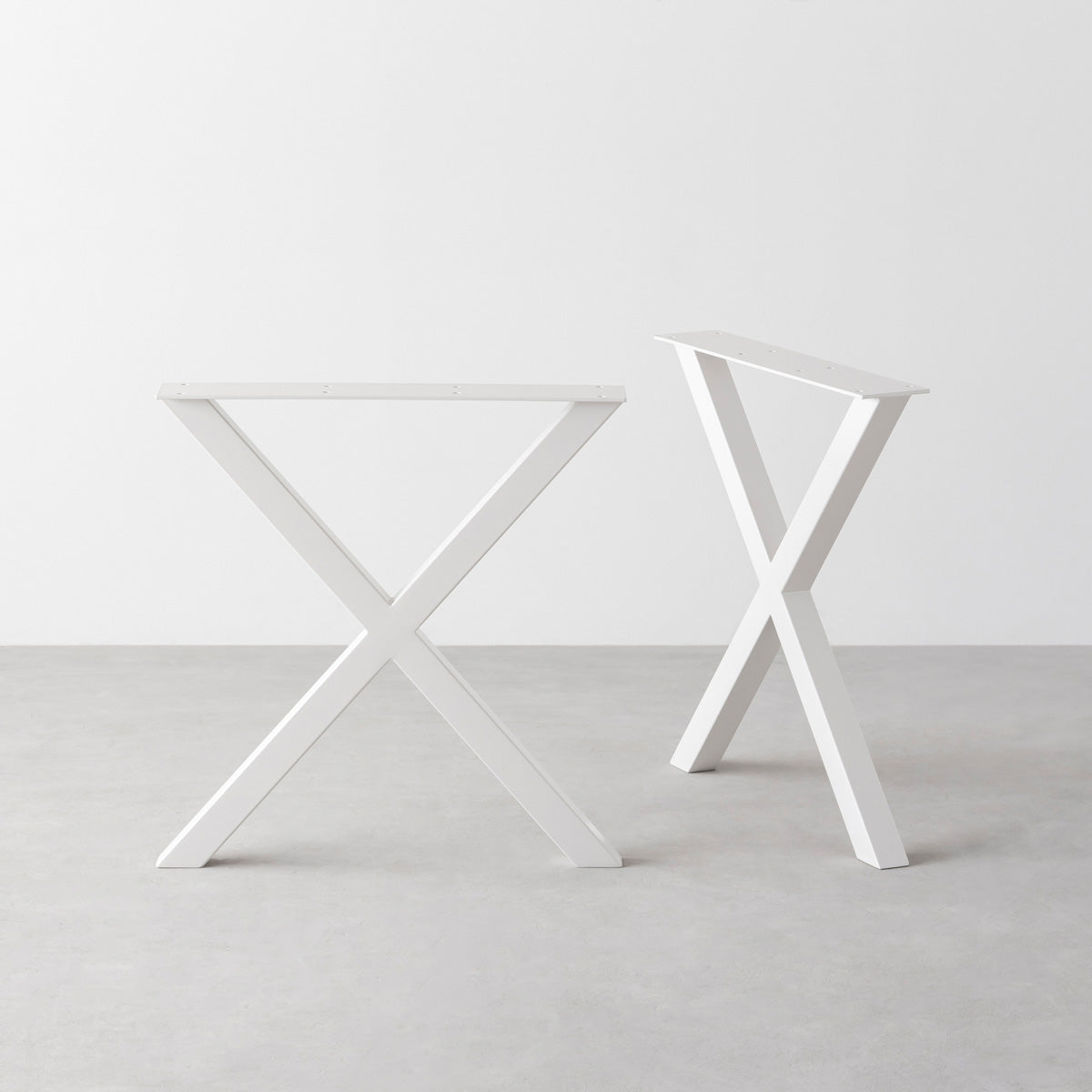 tethujinmama X型脚 ナガノデザイン THE LEGS / X ライン × White Steel / 2脚セット – KANADEMONO