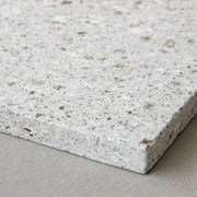 THE LOW TABLE / 大谷石 × ラバーウッド × White Steel