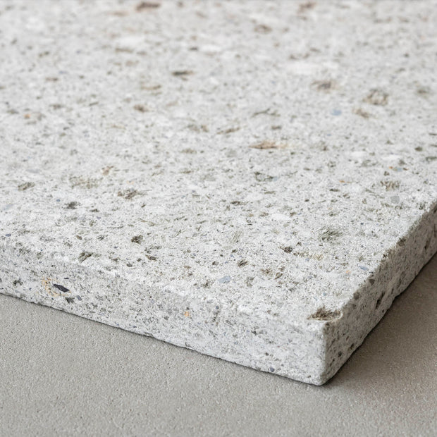 THE LOW TABLE / 大谷石 × ラバーウッド × White Steel