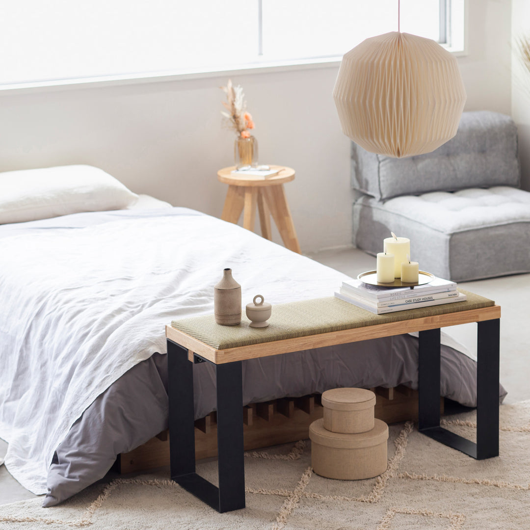 ☆ゆかり☆ 楠ベンチ＊補強貫有(2台)オーダー製作○確認 THE TATAMI