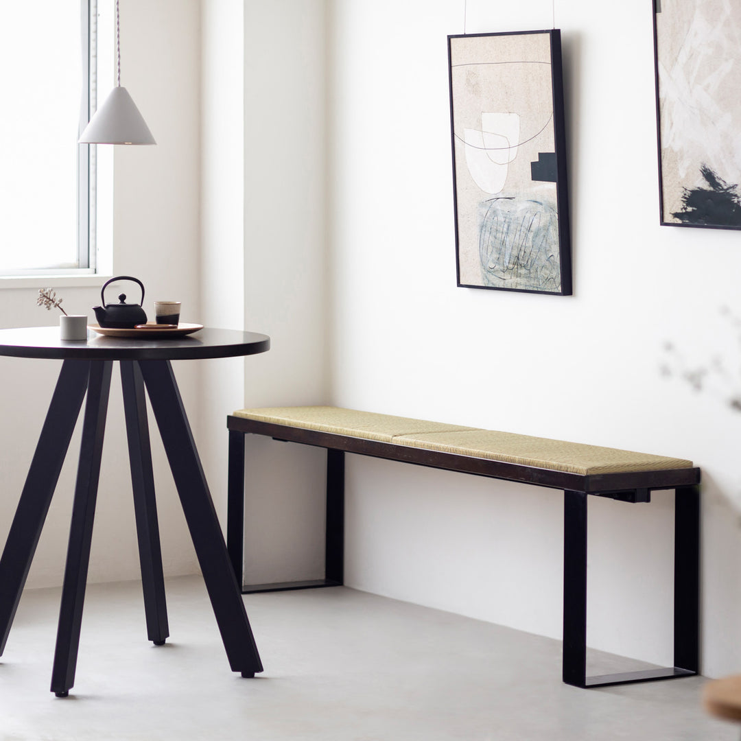 KANADEMONO ラバーウッドB×Black Steel-Trapezoid KANADEMONO ラバーウッドB×Black Steel-Trapezoid