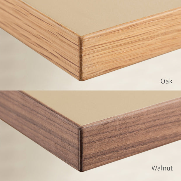 THE TABLE / コンパクトデスク リノリウム 全32色 × Black Steel