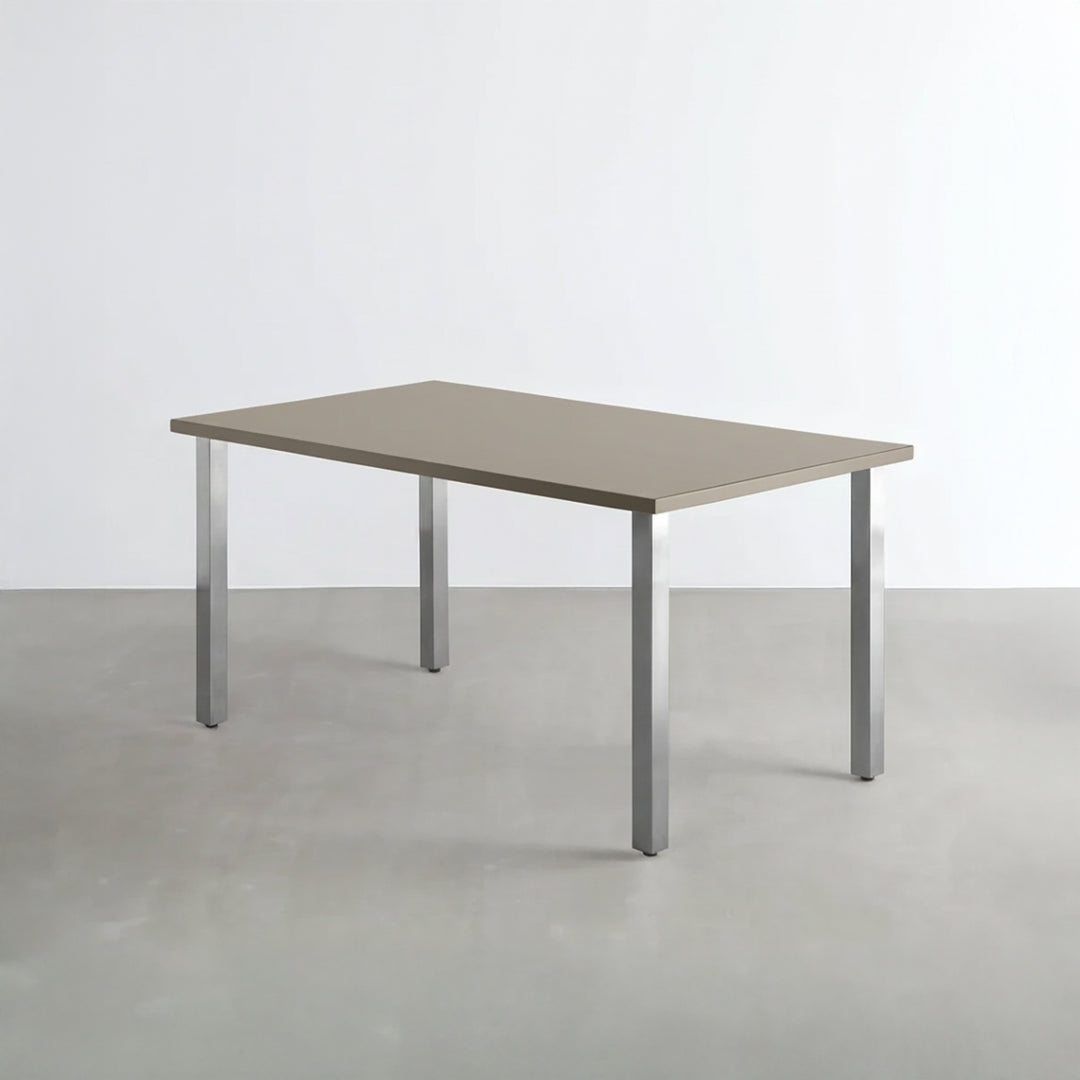 テーブル KANADEMONO 特別販売】テーブル / メラミン 無地 × ステンレススチール脚 – KANADEMONO