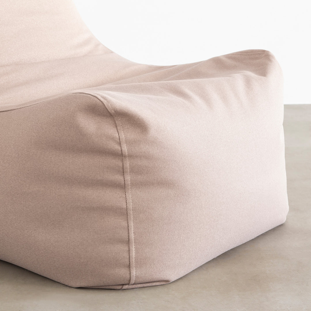 Fabric × Seat ナチュラル ビーズクッションソファ – KANADEMONO