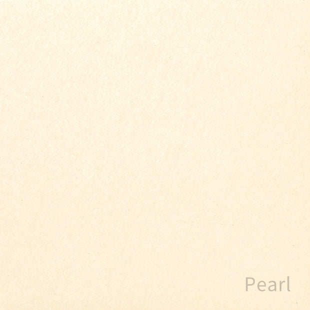 Kanademonoのリノリウム素材の棚板にステンレスフレームを組み合わせた２段ストレージシェルフ /Pearl（色見本）