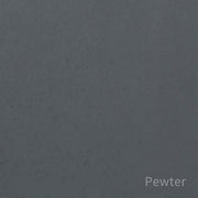 Kanademonoのリノリウム素材の棚板にステンレスフレームを組み合わせた４段ストレージシェルフ /Pewter（色見本）