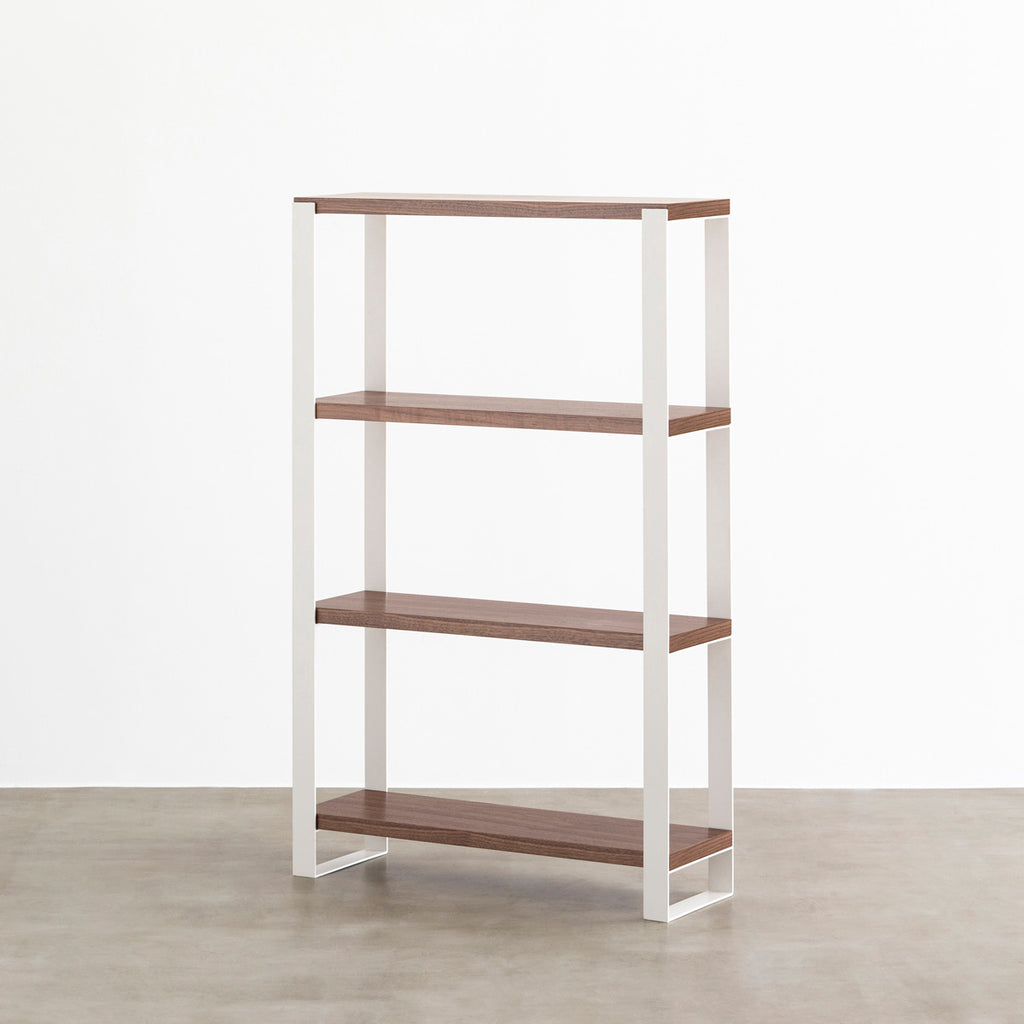 THE SHELF / ウォルナット × White Steel – KANADEMONO