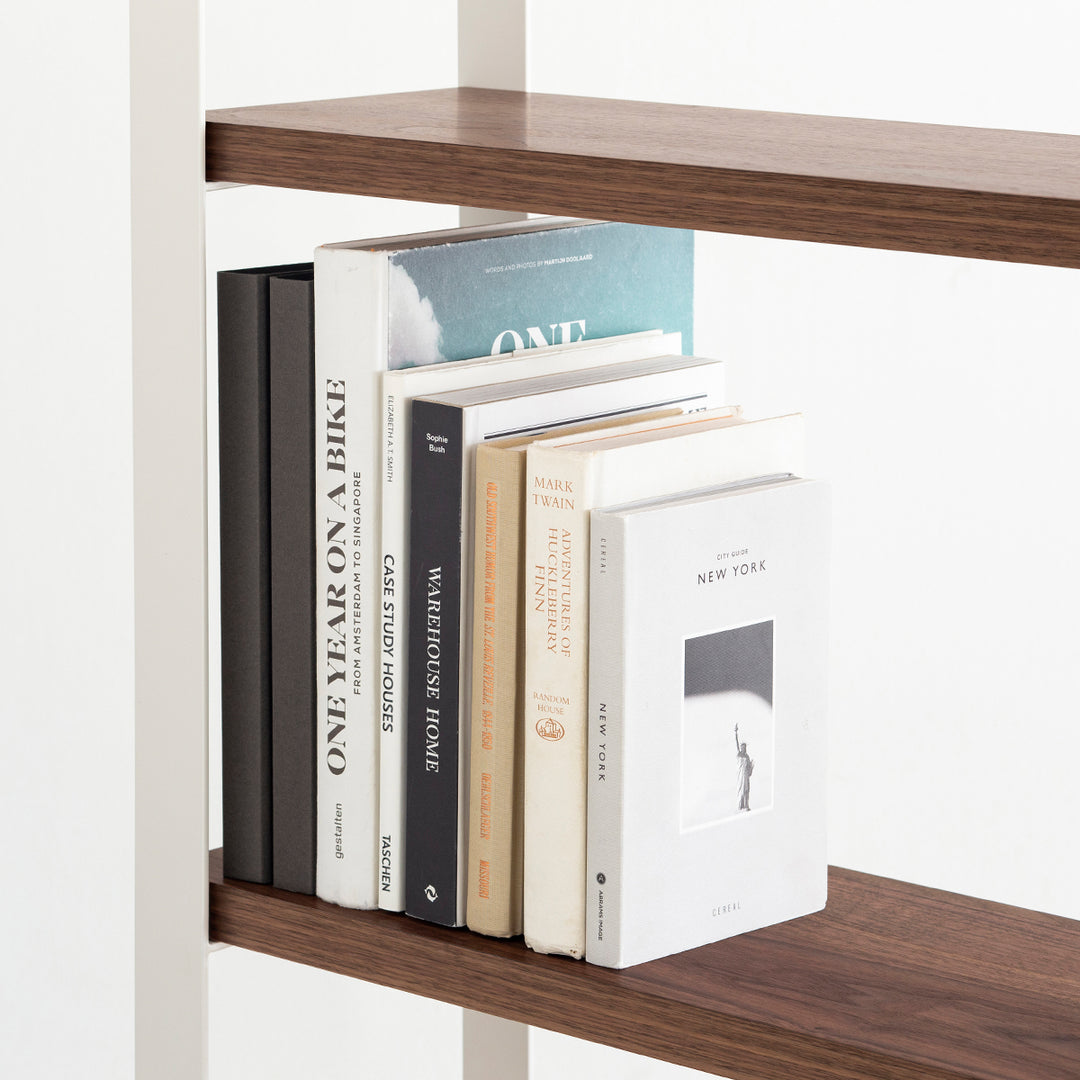THE SHELF / ウォルナット × White Steel – KANADEMONO