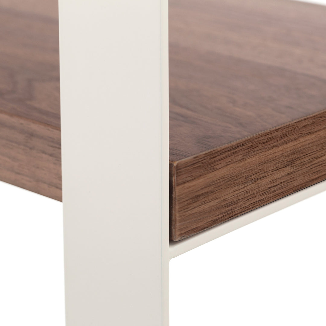 THE SHELF / ウォルナット × White Steel – KANADEMONO