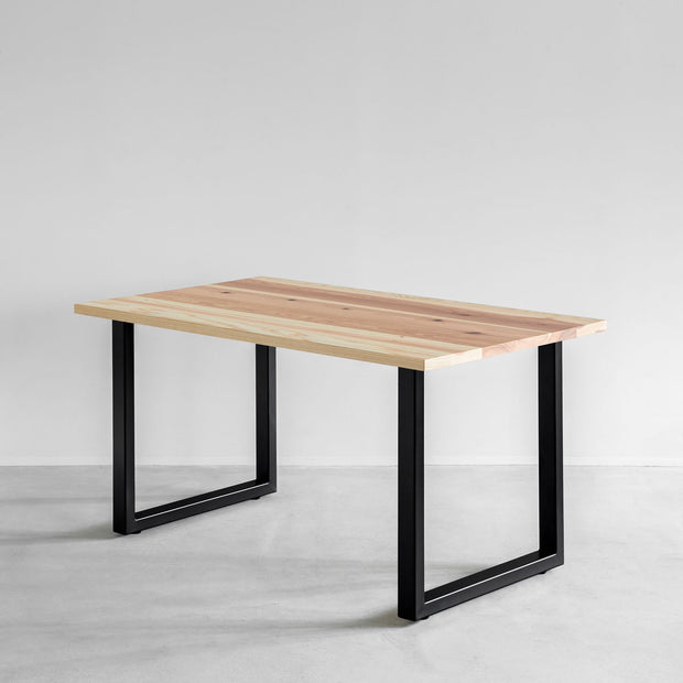 THE TABLE 無垢 長良杉 × Black Steel – KANADEMONO