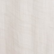 かなでものの綿と麻(95:5)を組み合わせたベージュの天然素材100%の優しい風合いと手触りの薄地フラットカーテンの表面
