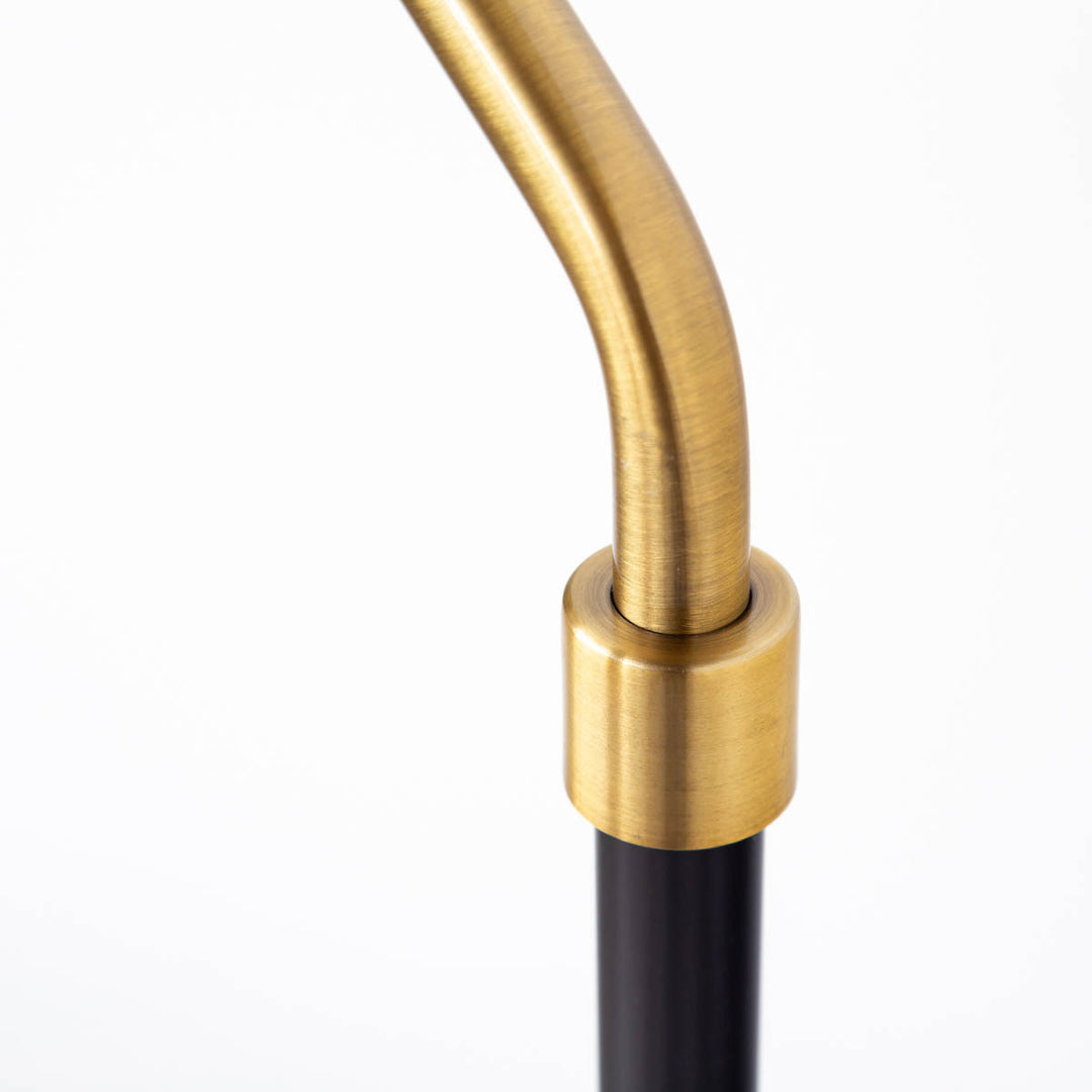 Black × Gold Nostalgic Floor Lamp – KANADEMONO