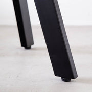 かなでもののピンタイプのブラックアイアンカフェテーブル脚